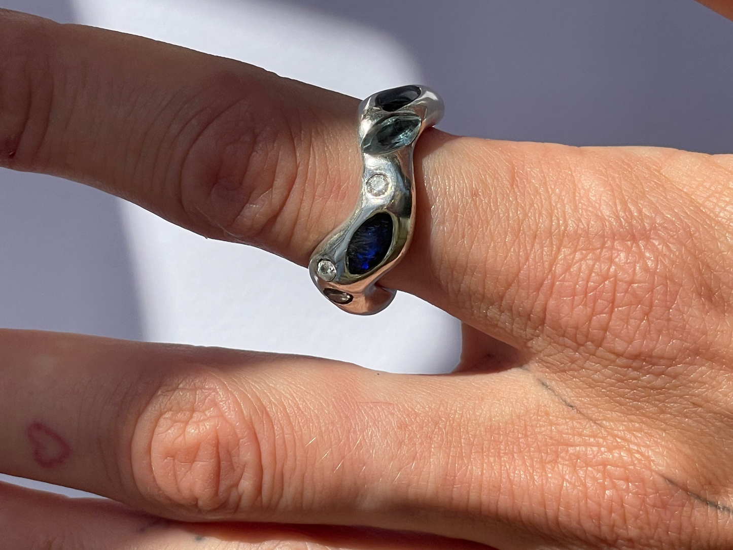 Gem Infinity Ring