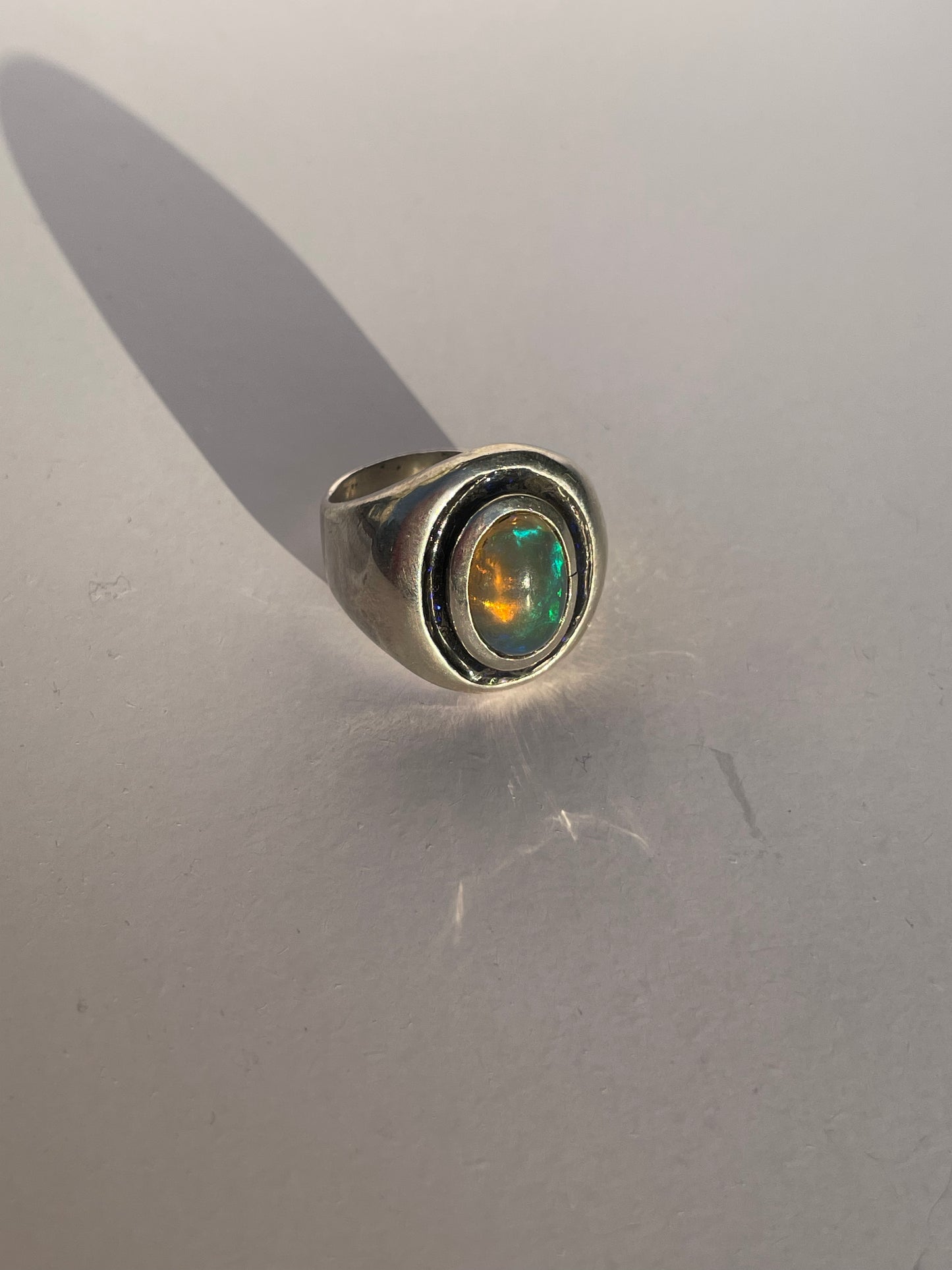 Ethiopian Nightfire Signet Ring