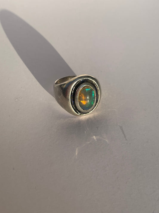 Ethiopian Nightfire Signet Ring