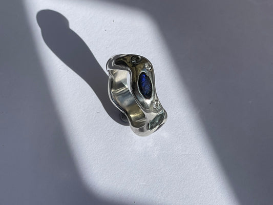 Gem Infinity Ring